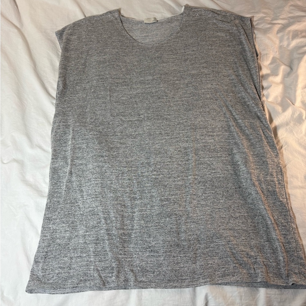 Wilfred Free Heather Gray Sleeveless Tunic/Top